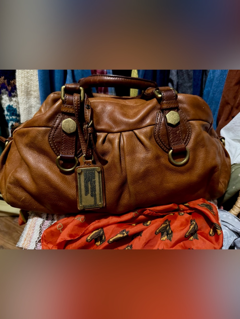 Marc Jacobs Vintage Brown Leather Bag